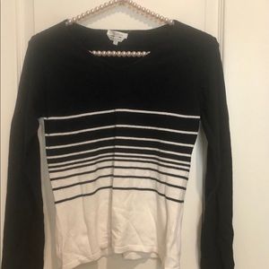 MaxMara baby white stripe knit top